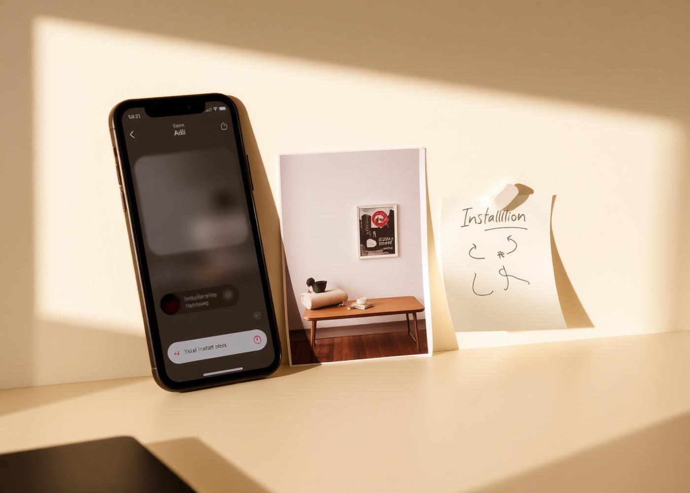 파인드가구 운영 자료 - 사례 사진과 손글씨 구조도, 상담 응답 화면